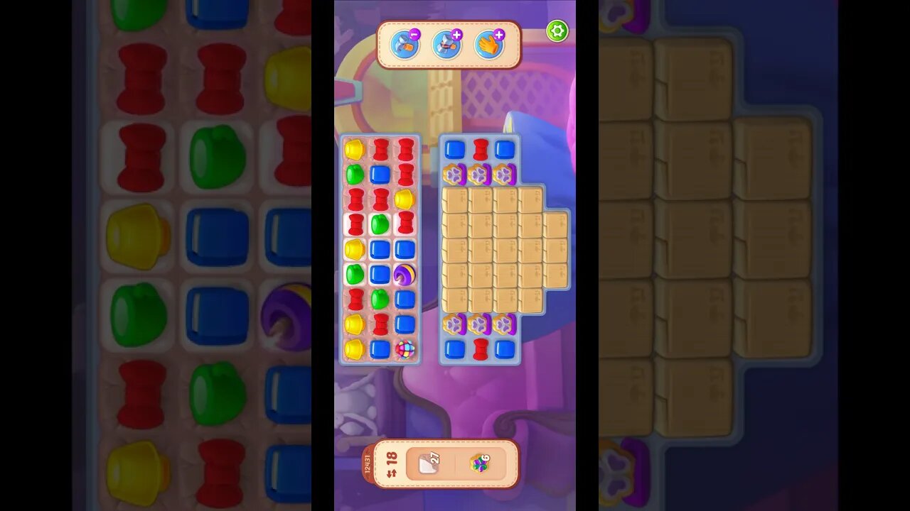 Shorts Playrix Homescapes Gameplay Walkthrough Level 12431-040