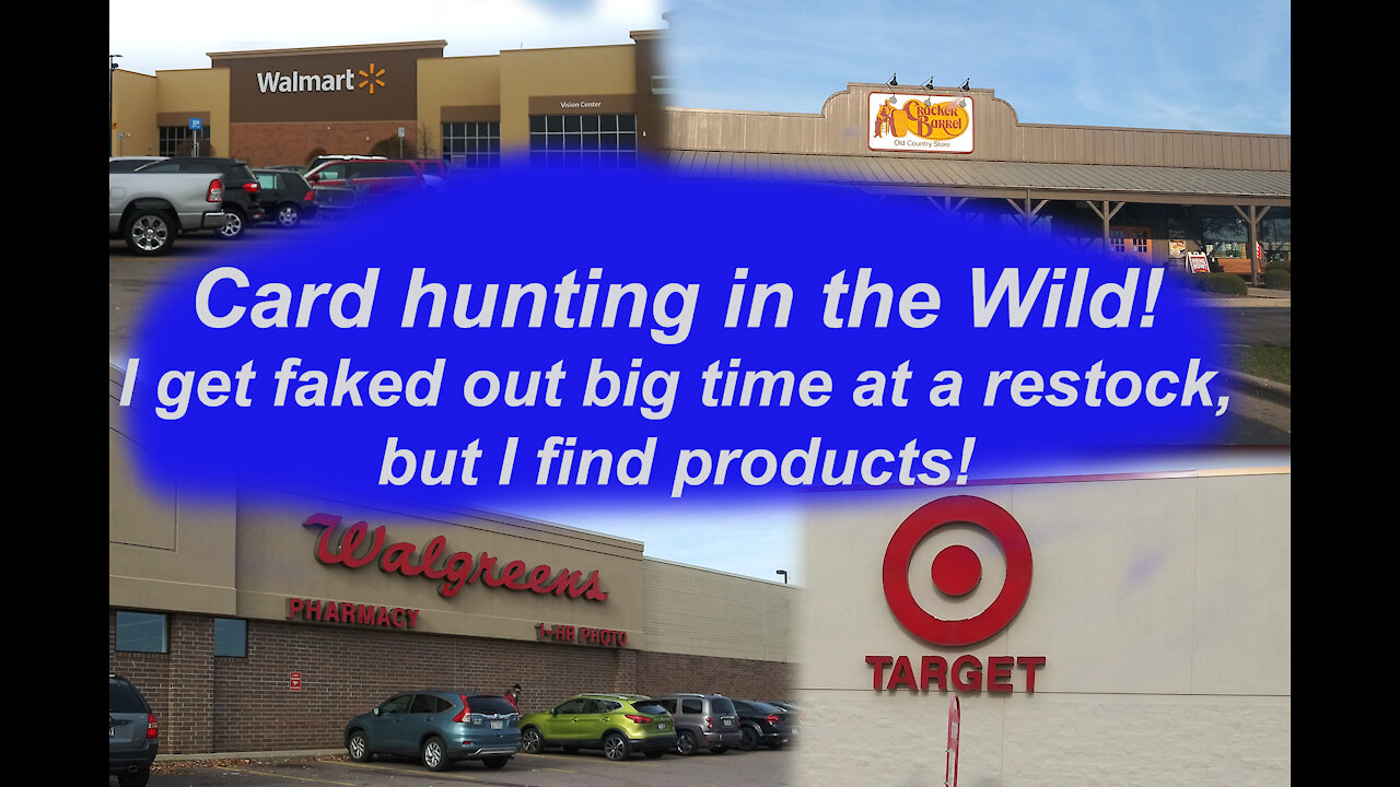 Card Hunting in the Wild Episode 82 a restock, a fake out, and then a score