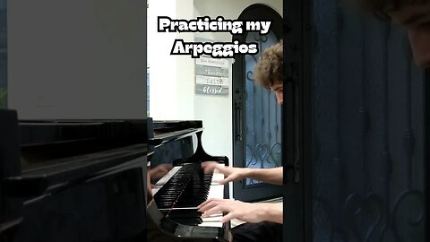 Practicing my Arpeggios