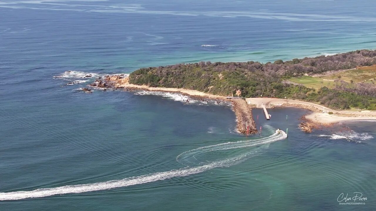 Mallacoota Mouth 24 December 2021 by drone