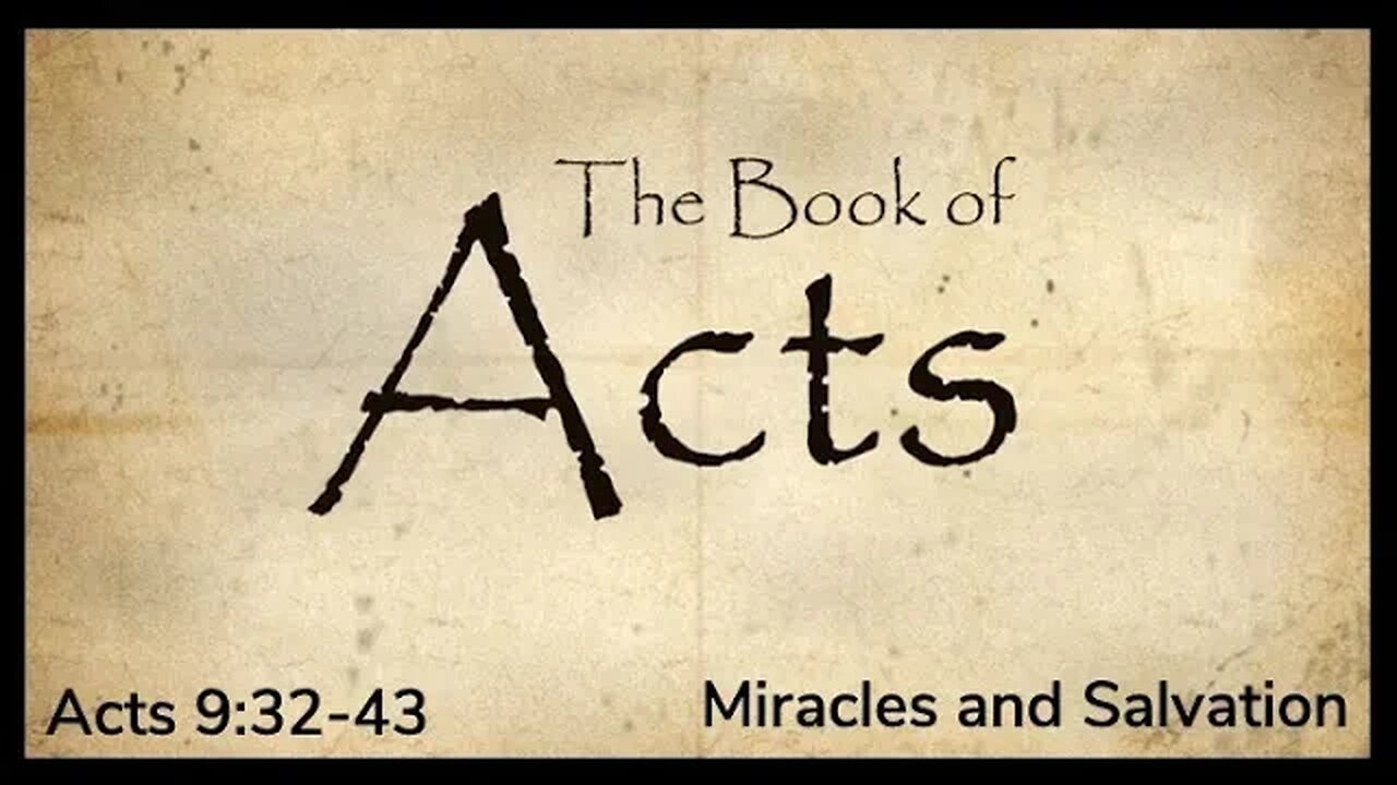 Miracles and Salvation