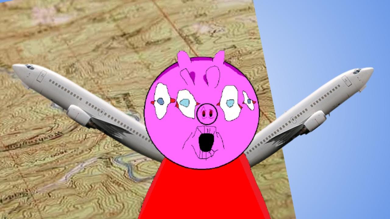 Peppa Pig Airplane Crash