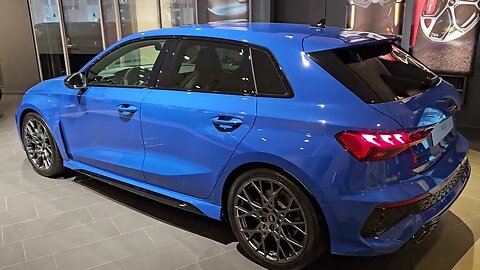 😱407 HP Audi RS3 Sportback Performance Edition 1/300 Nogaro Blue top speed 300 km/h [4k 60p]