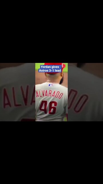 Yordan Alverez hits 3 run Homerun to give Astros 3-1 lead in 6th Inning of game 6