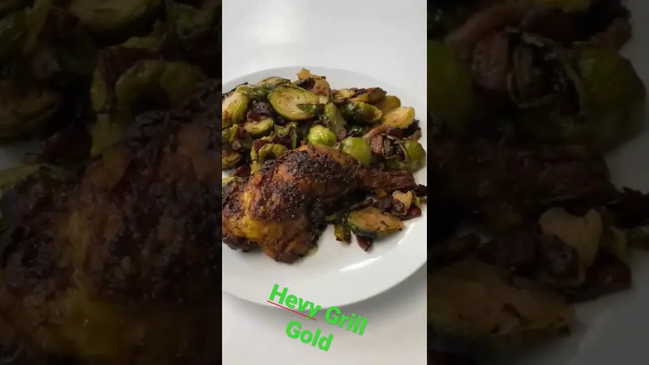 Fatboy meals Deep Gold #sfmcollective #shorts #chicken #brusselsprouts #food #foodie #foodlover