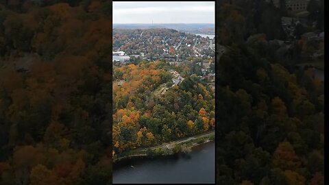 Lions Lookout In Huntsville Ontario Drone Fly Over #shorts #shortvideo #short #shortvideo