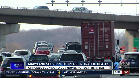 Traffic deaths in Maryland down by 8.5 percent