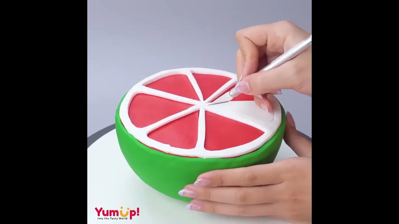 So Tasty Watermelon Cake Tutorials