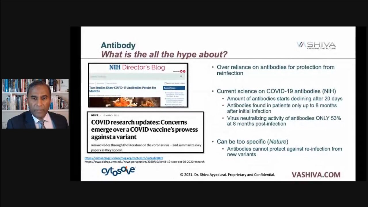 Dr.SHIVA LIVE: Beyond Antibodies: A Systems View of Immunity. CytoSolve Systems Biology Analysis.