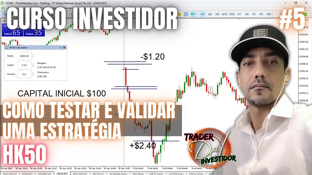 #2 OPERANDO AO VIVO | COMO TESTAR UM SETUP GRÁFICO ESTRATÉGIA FUNCIONA NA BOLSA DE VALORES ?