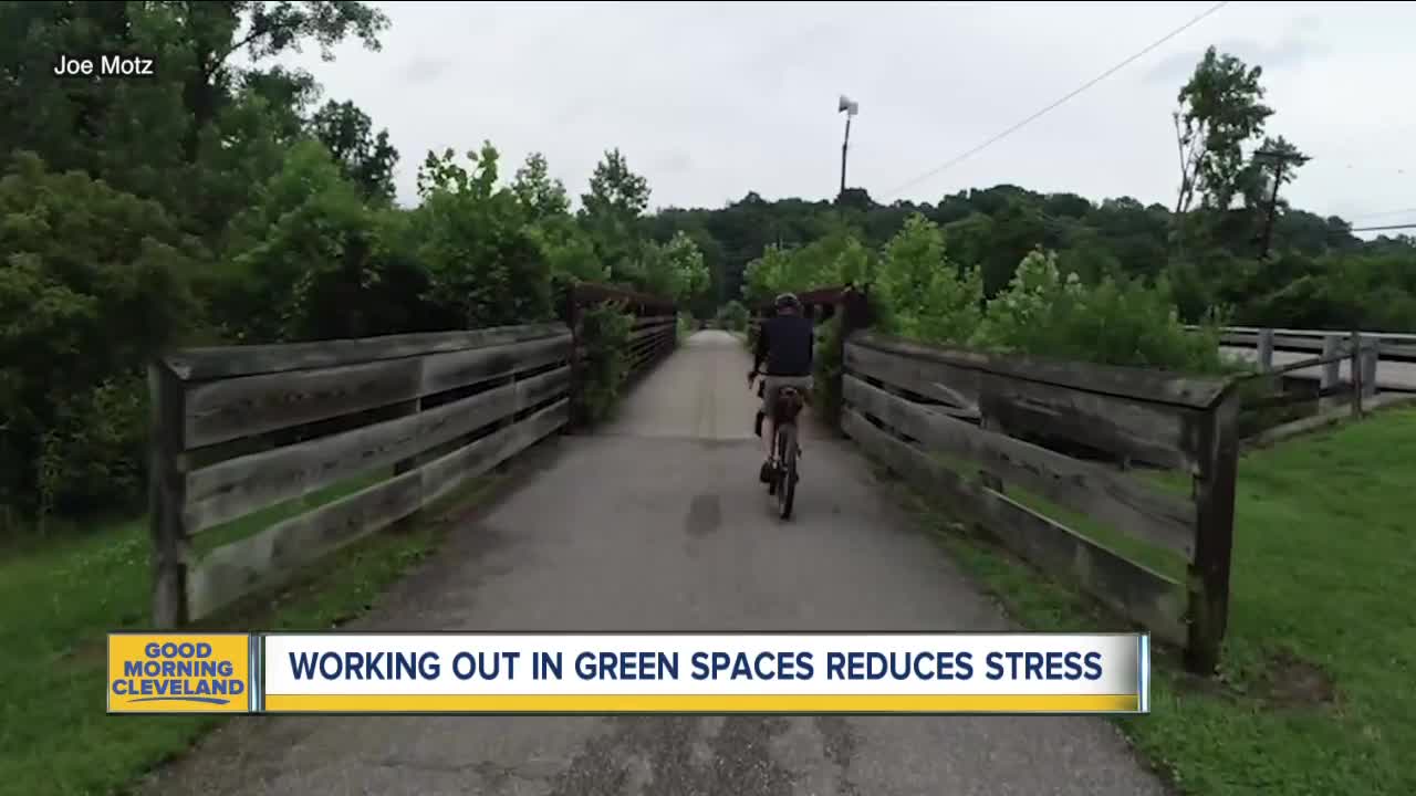 Outdoor exercise considered the best for stress