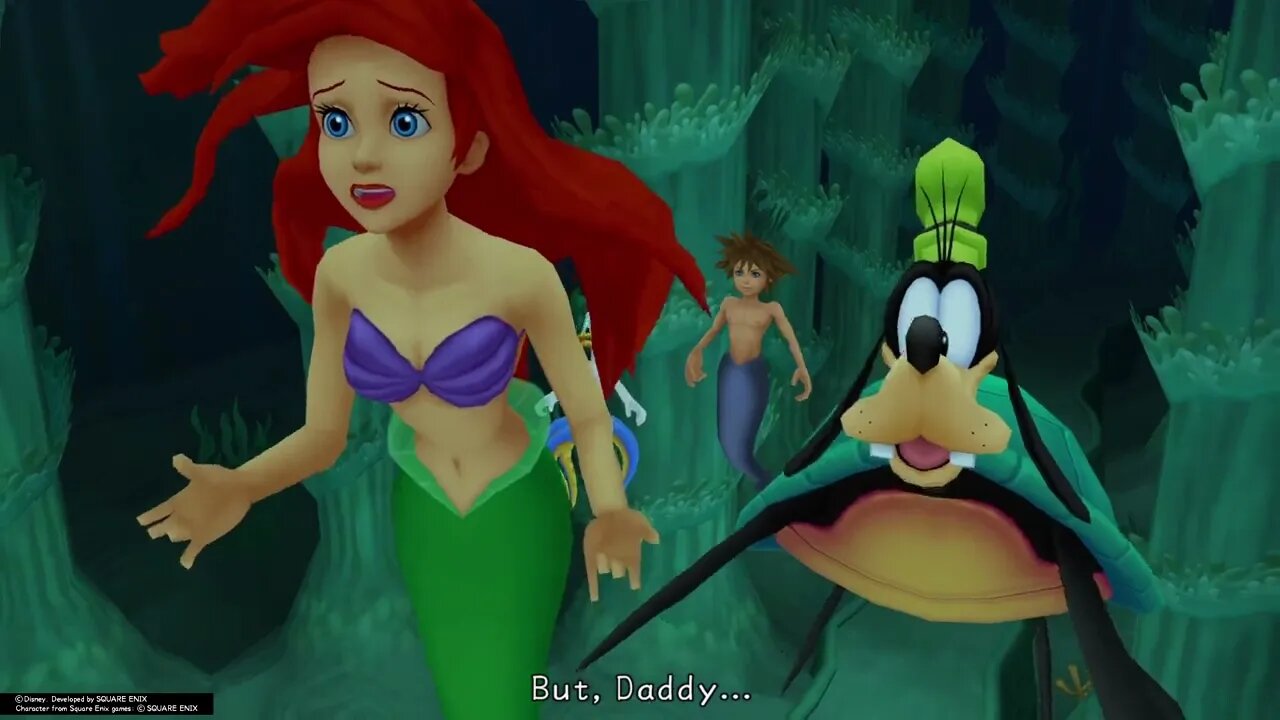 PS5Share KINGDOM HEARTS Final Mix playthrough part 26 "Ariel's world"