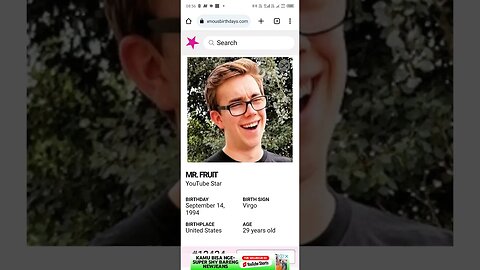 HAPPY 29 BIRTHDAY MR. FRUIT YouTube Star