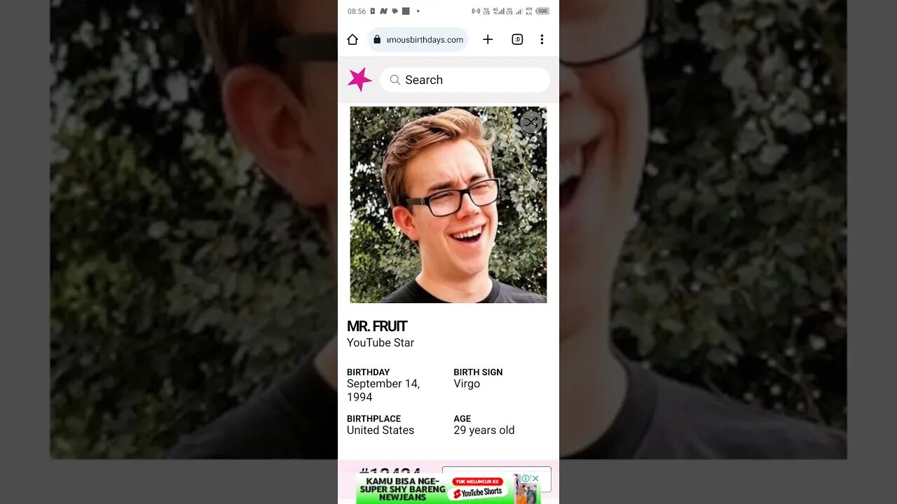 HAPPY 29 BIRTHDAY MR. FRUIT YouTube Star