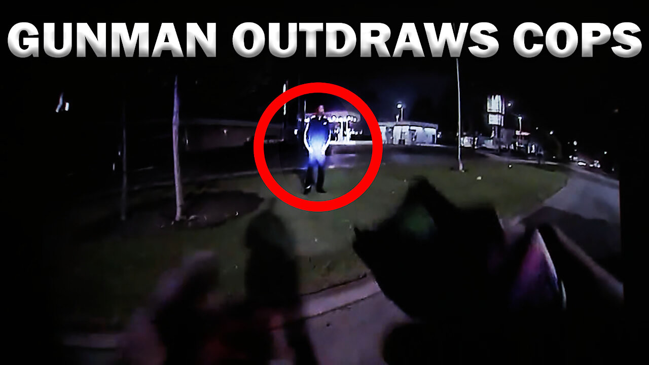 Gunman Outdraws LEOs On Video - LEO Round Table S06E23c