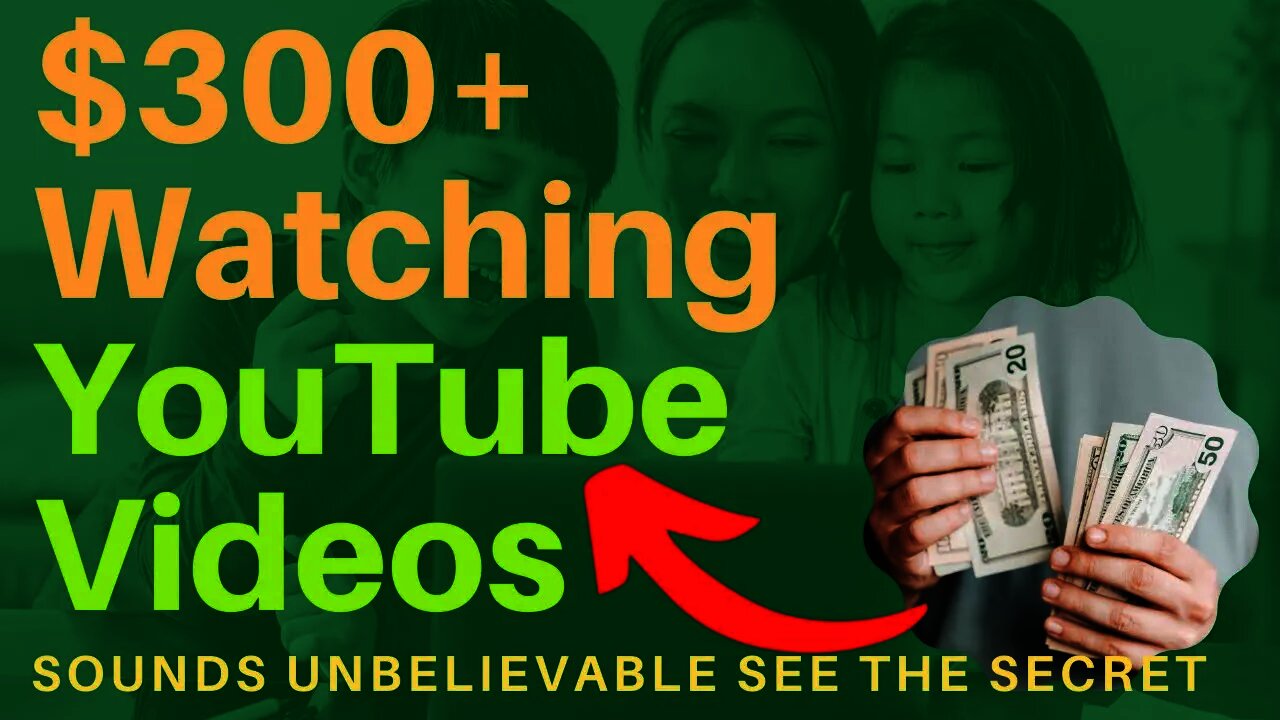 Earn $300 By Watching Videos On Youtube, Earn Free Paypal Money, Get Paid To Watch Youtube Videos