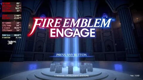 Ryujinx Fire Emblem Engage 5800X | RX 6600 | 2x 1440p/2160p | 2023