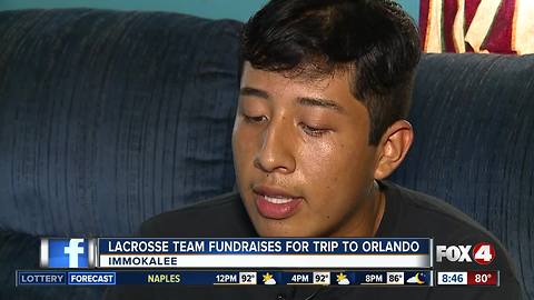 High School lacrosse team from Immokalee raises money for Spring Break trip to Orlando