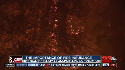 Fire insurance preparation