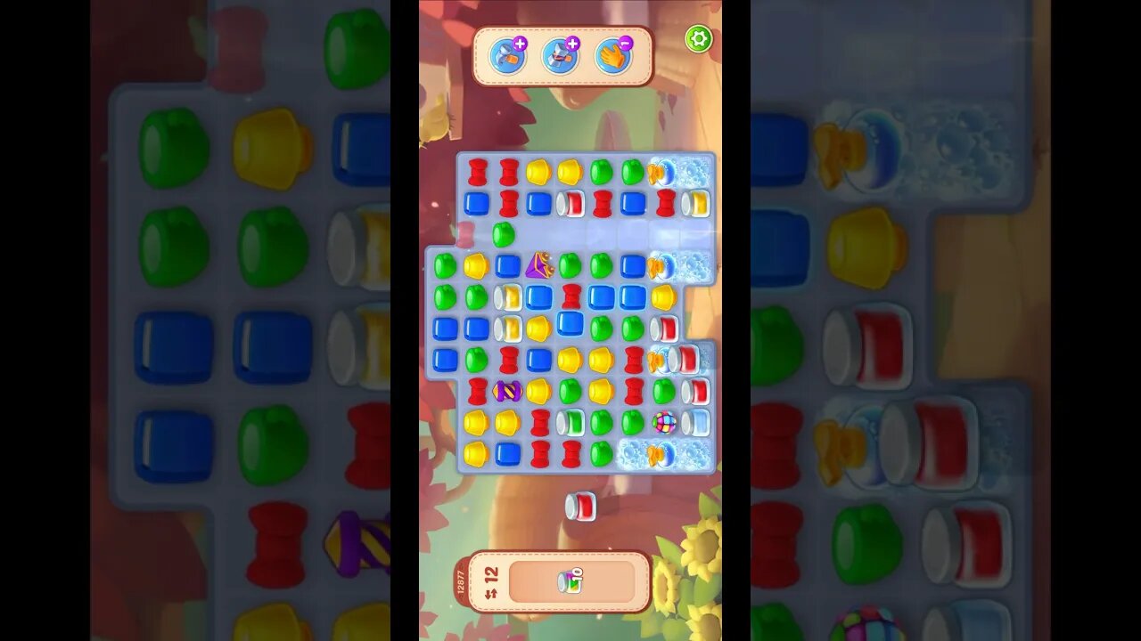 Shorts Playrix Homescapes Gameplay Walkthrough Level 12877-010