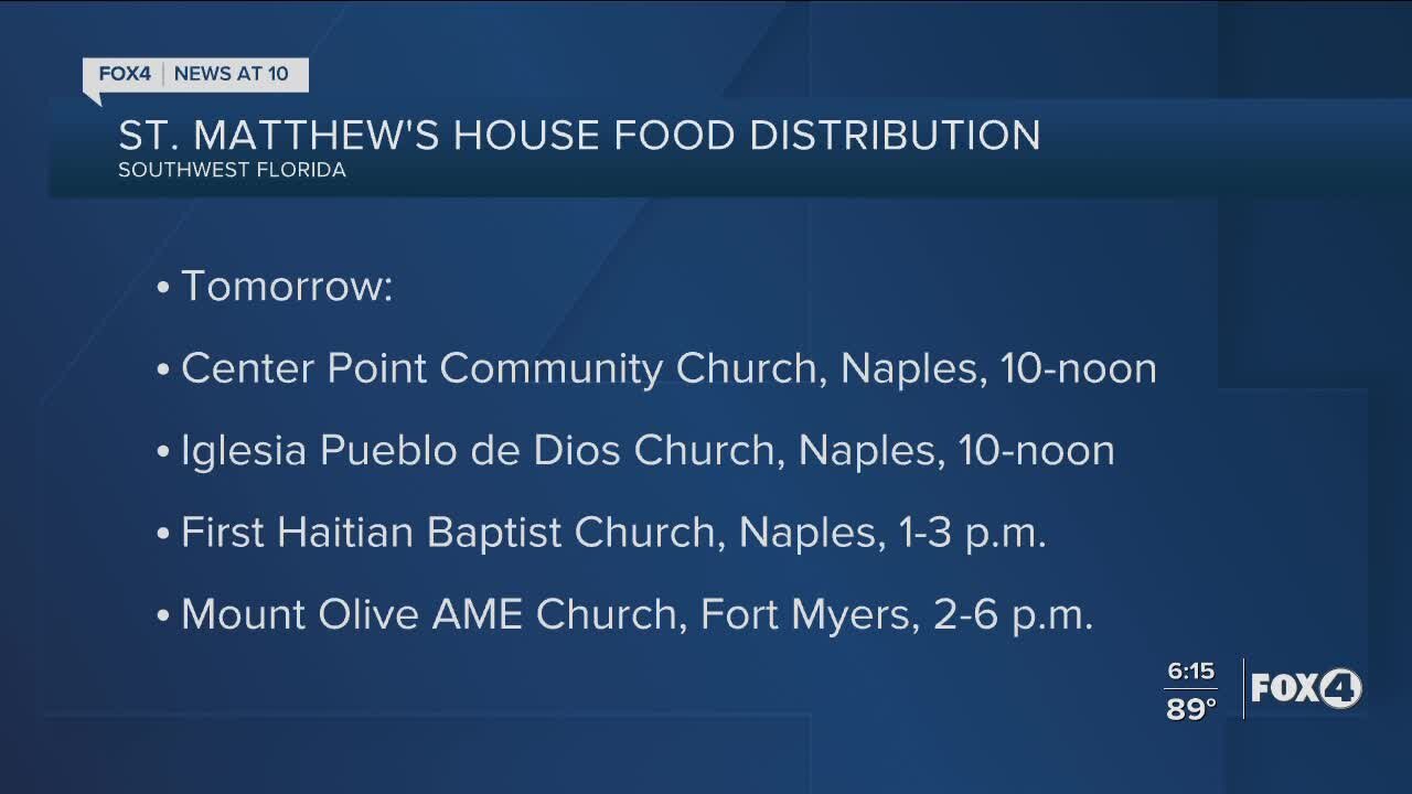 Southwest Florida food drives this week