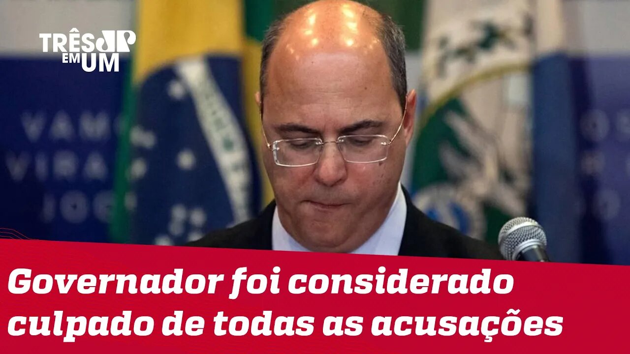 Tribunal do Rio de Janeiro confirma impeachment de Witzel
