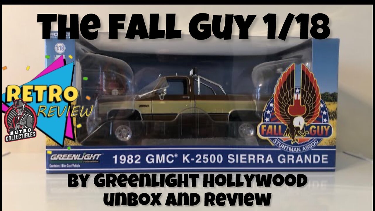 1-18 Greenlight Collectibles The Fall Guy Diecast Truck Unboxing And Review!