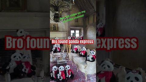 bro found panda express mansion