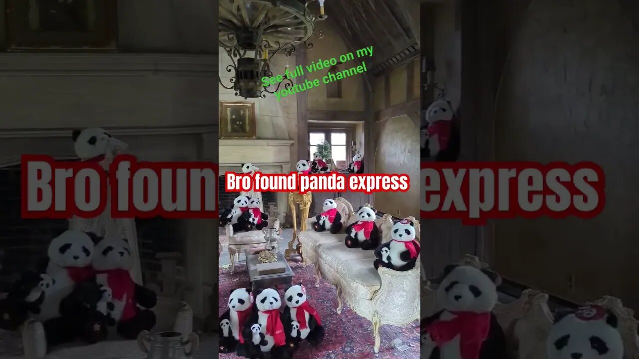 bro found panda express mansion