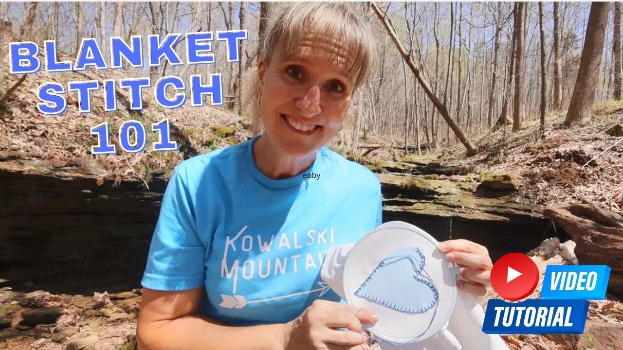 Blanket Stitch for Applique | Step by Step Instructions