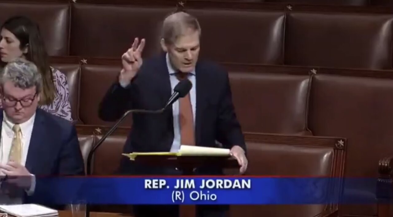 URGENT!! OHIO CONGRESSMAN JIM JORDAN DROPS TRUTH BOMBS...