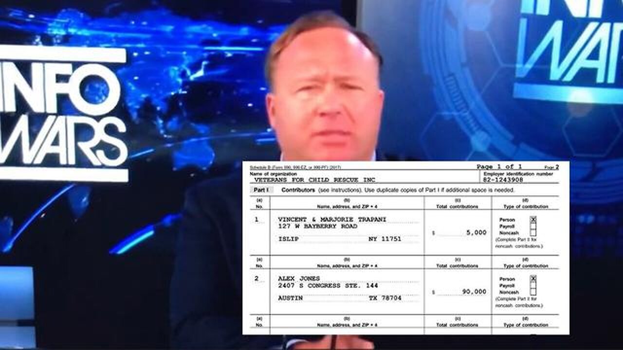 INFO WARS RAISED $10 MILLION FOR HILLARY'S BODYGUARD CRAIG SAWYER TO "RESCUE CHILDREN"