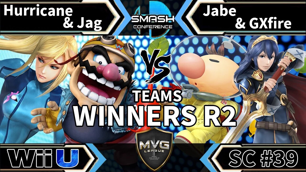HCG Hurricane & Jag vs. Jabe & Gxfire - Teams SSB4 Winners R2 - Smash Conference 39