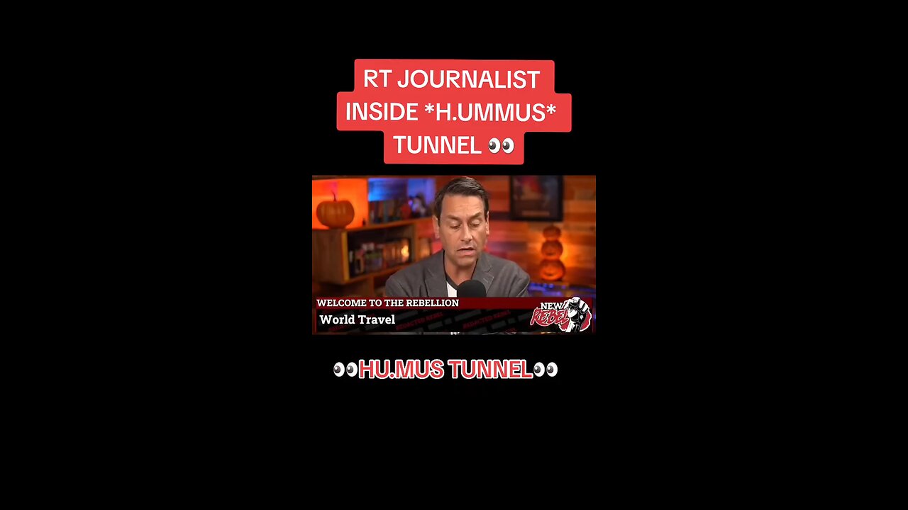 R.T Journalist Exploring Hamas Tunnel