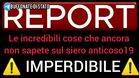 💣Le bombe di Report: GLI ESPERTI SONO PREOCCUPATI PER I NUMEROSI EFFETTI AVVERSI