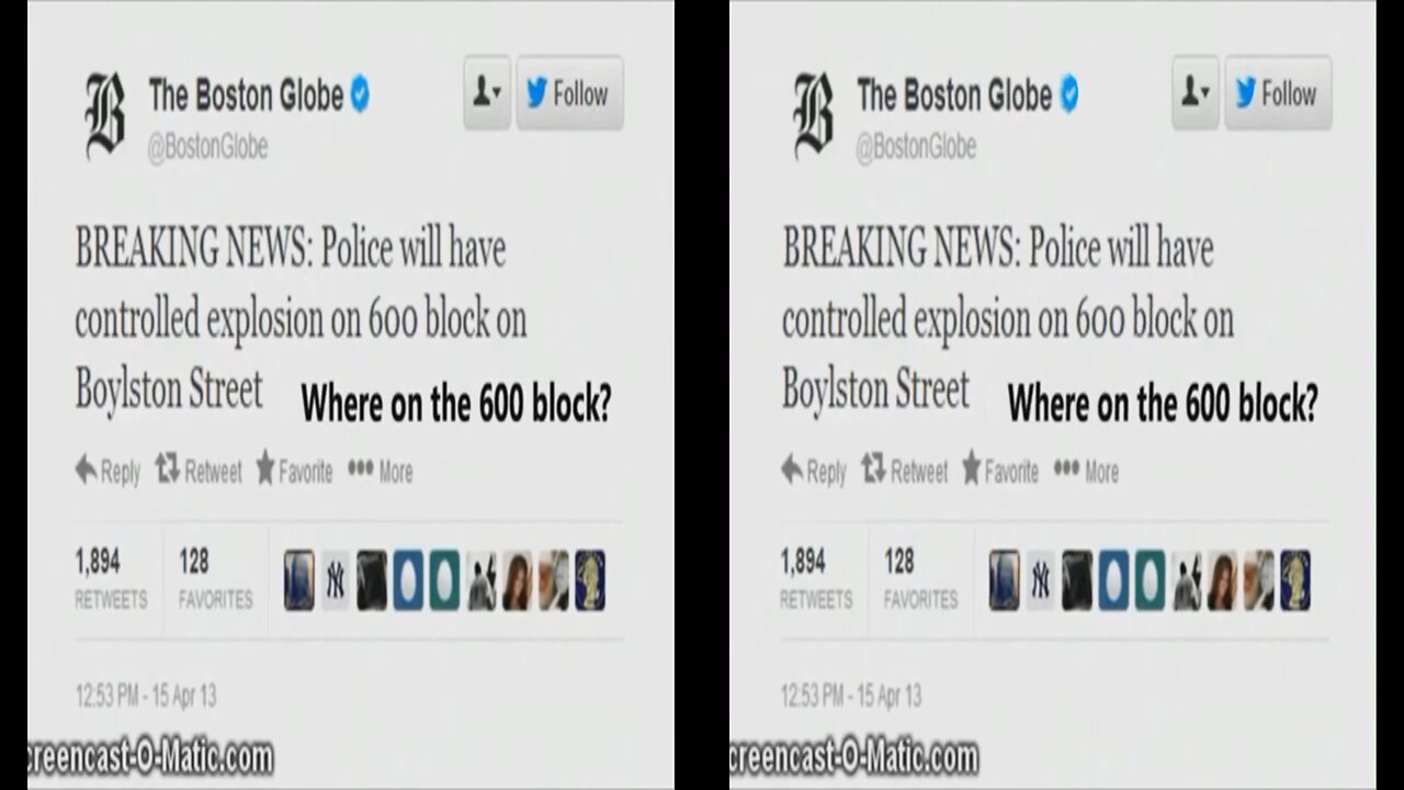 BOSTON BOMBING Did you notice this? - VidTruth - 2013