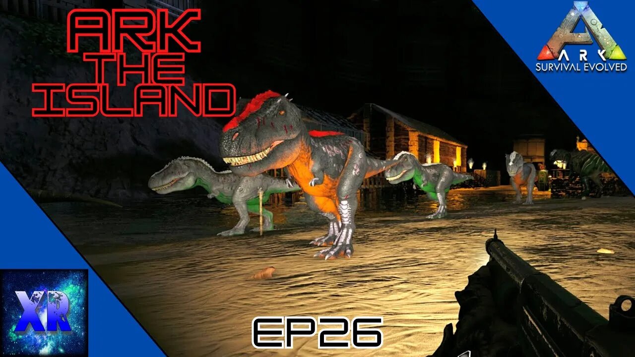 A fury T-rex joins our boss army + Rex babies! - Ark The Island [E26]