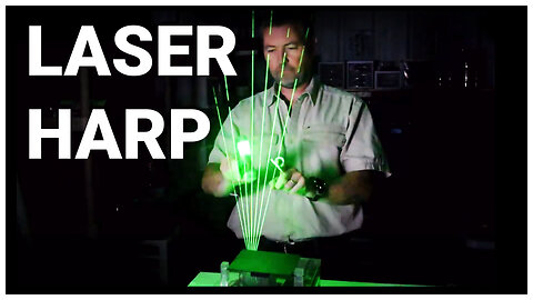 We built a Laser Harp