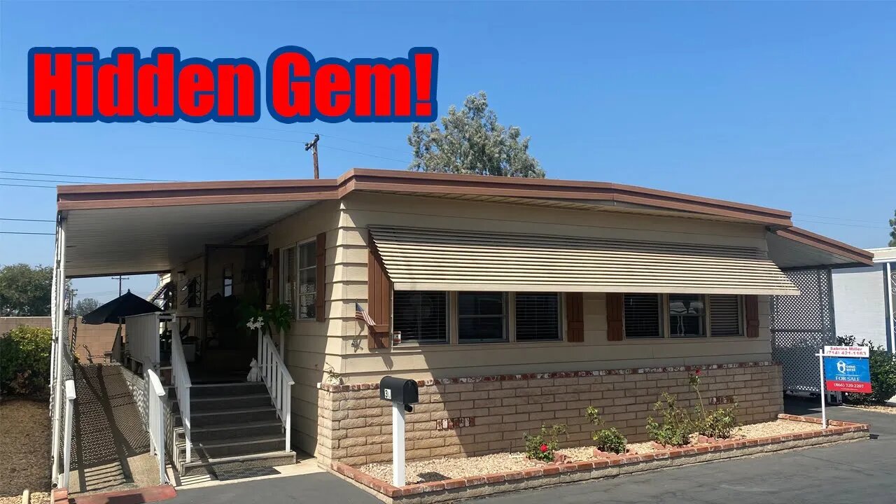 A Mobile Home Tour in San Dimas Royal Senior Mobile Home Park.