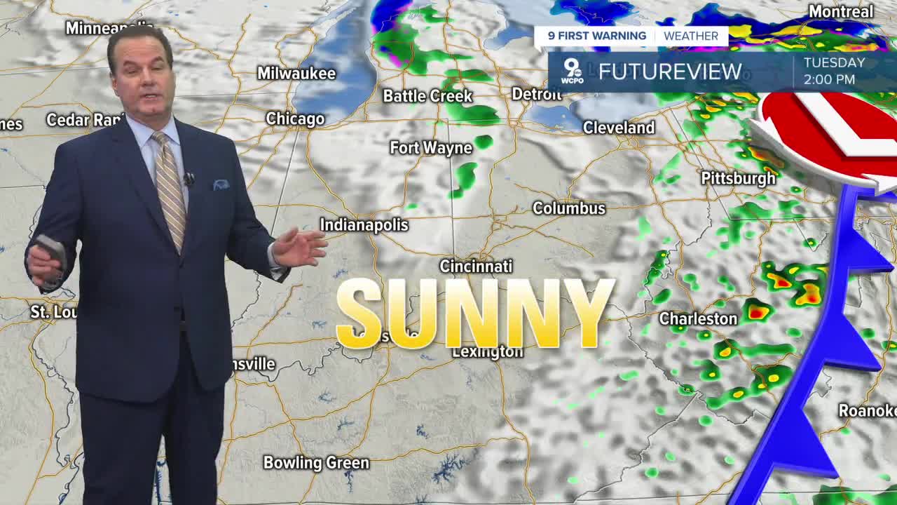 Your Monday evening forecast