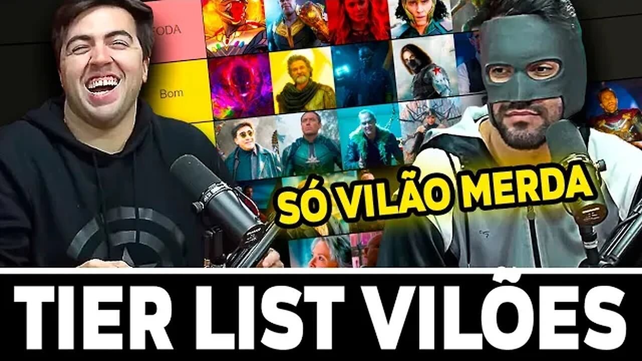 PARTE 2 - TIER LIST: QUEM SÃO OS MELHORES E OS PIORES VILÕES DA MARVEL? | The Nerds Podcast #083