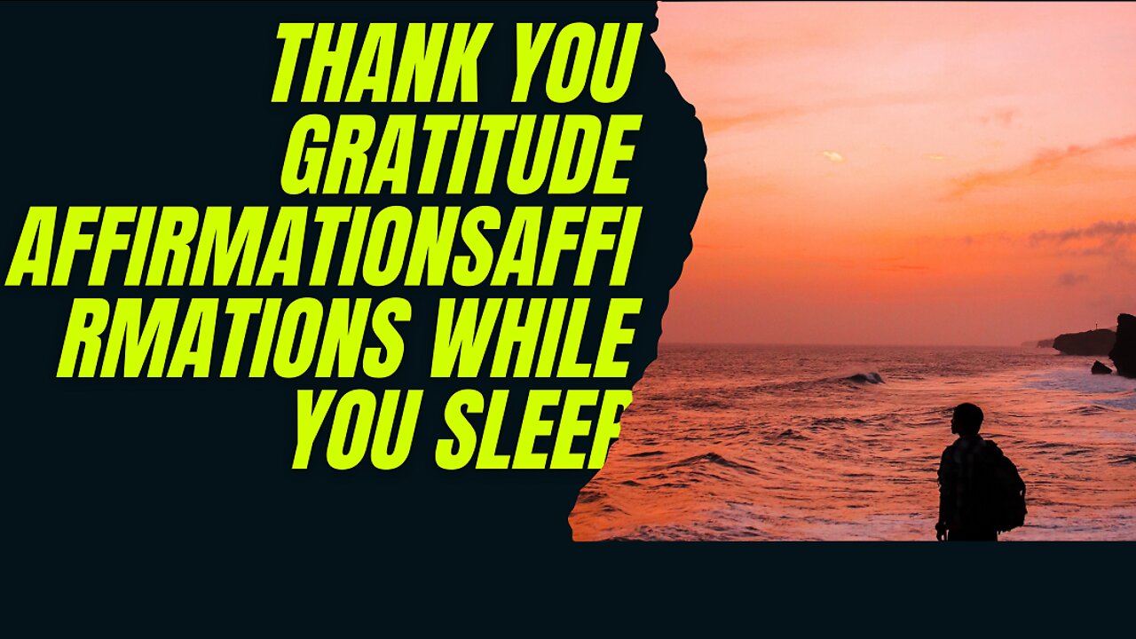 Thank You Gratitude Affirmations