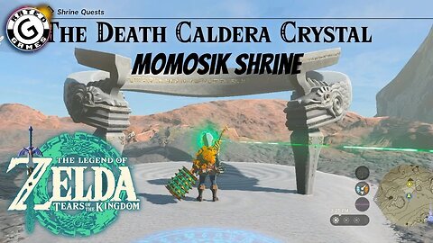 The Death Caldera Crystal Shrine Quest - Momosik Shrine - Tears of the Kingdom Shrines