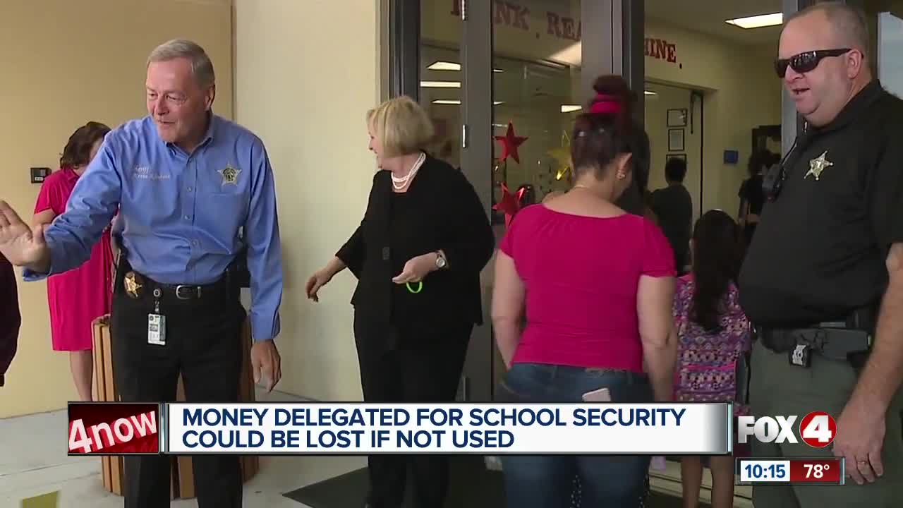 Unused security funding