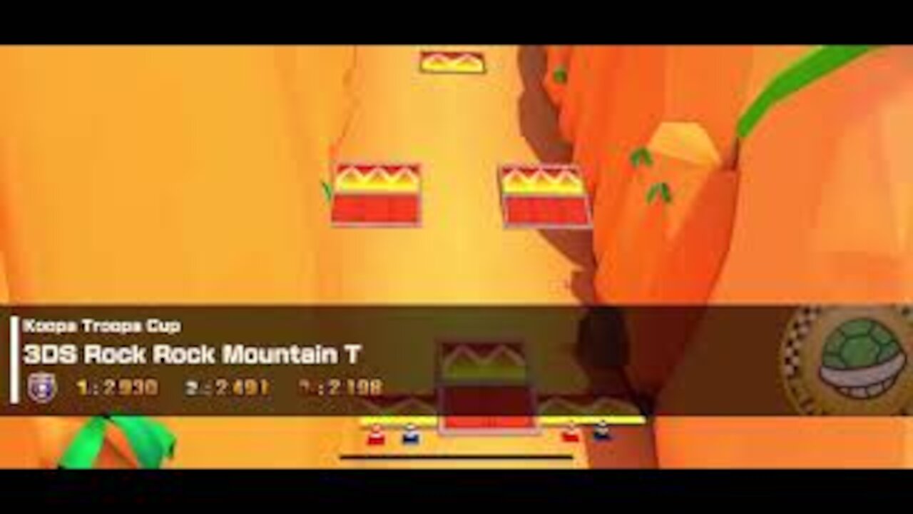 Mario Kart Tour - 3DS Rock Rock Mountain T Gameplay