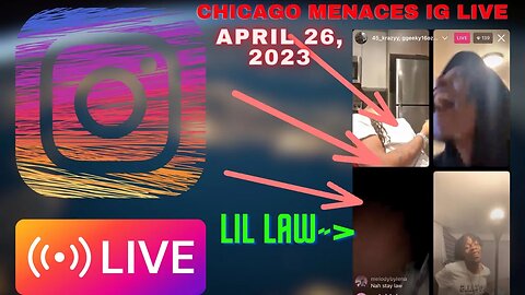 Lil Law Joins Instagram Live Which Some Chicago Demons (26/04/23)