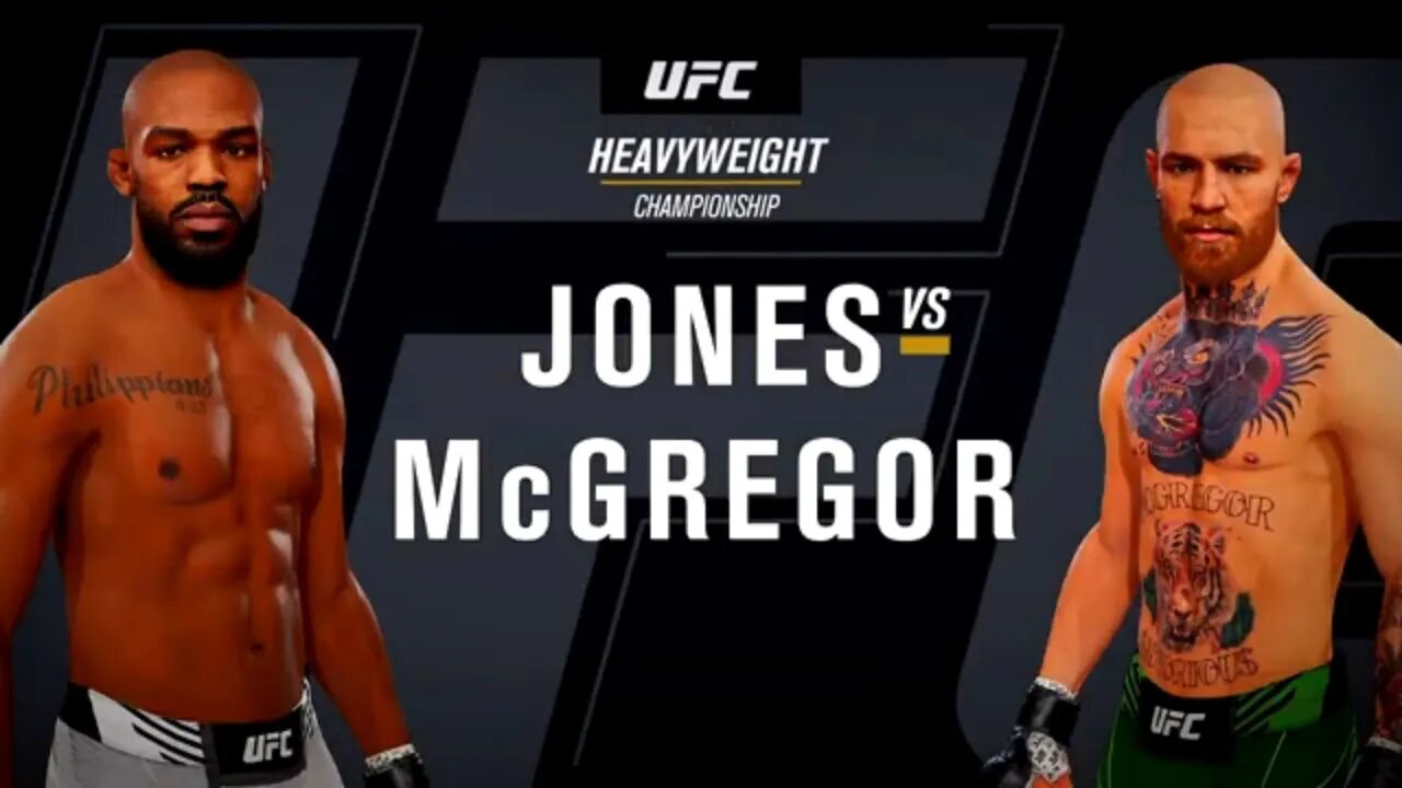 EA Sports UFC 4 Gameplay Conor McGregor vs Jon Jones