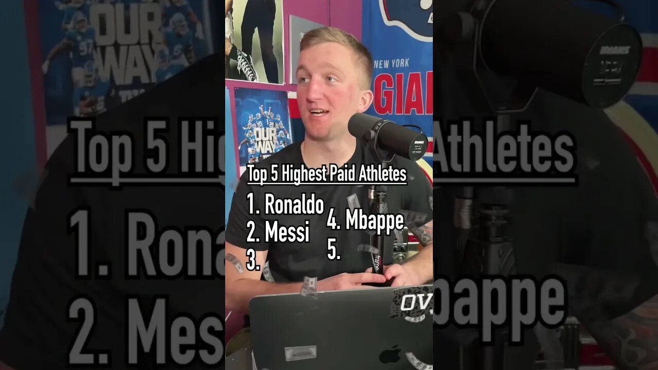 Guessing the TOP 5 HIGHEST PAID Athletes of 2023!! #shorts