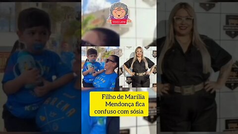 Filho Marília Mendonça fica confuso com sósia #shortsvideo