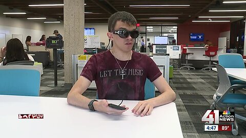 JCCC student advocates for adaptive technology